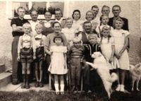 Familienfoto um 1955